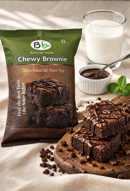Chewy Chocolate Brownie | Fudgy & Rich Handmade Brownies | Brownies Basket | chewy brownies | brownies