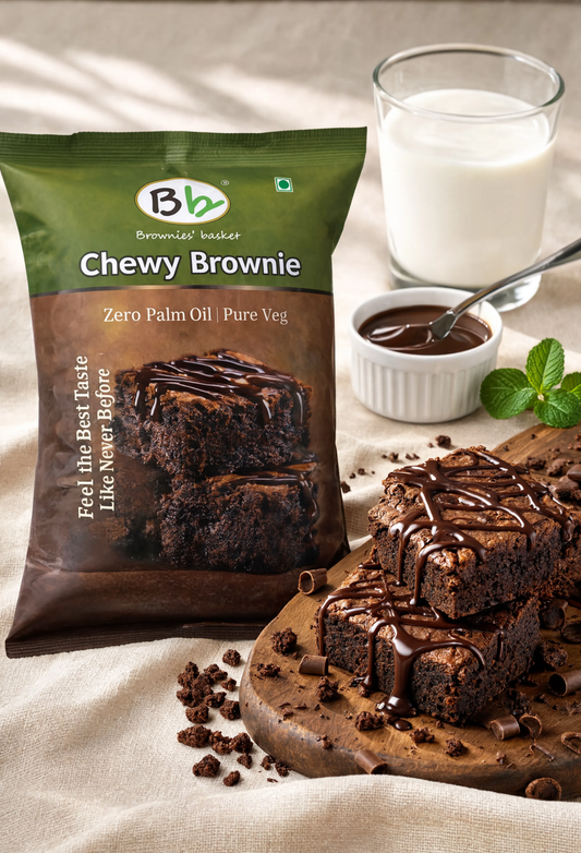 Chewy Chocolate Brownie | Fudgy & Rich Handmade Brownies | Brownies Basket | chewy brownies | brownies