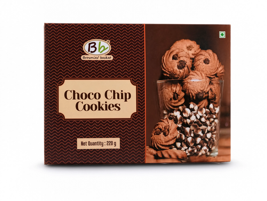 Choco Chip Cookies | Freshly Baked Chocolate Chip Cookies Online | Brownies Basket LLP