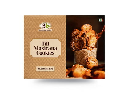 Til Mexican Cookies | Sesame Seed Crunch Cookies | Brownies Basket