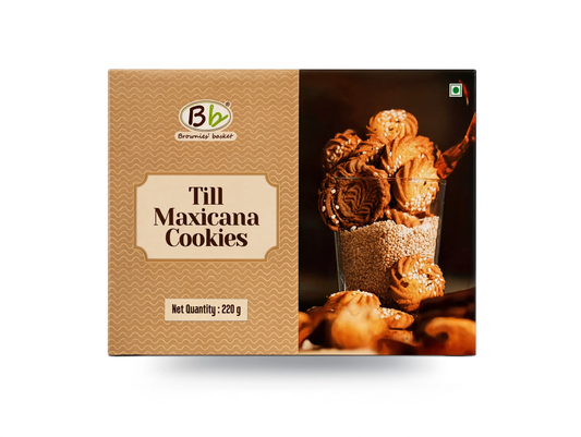 Til Mexican Cookies | Sesame Seed Crunch Cookies | Brownies Basket
