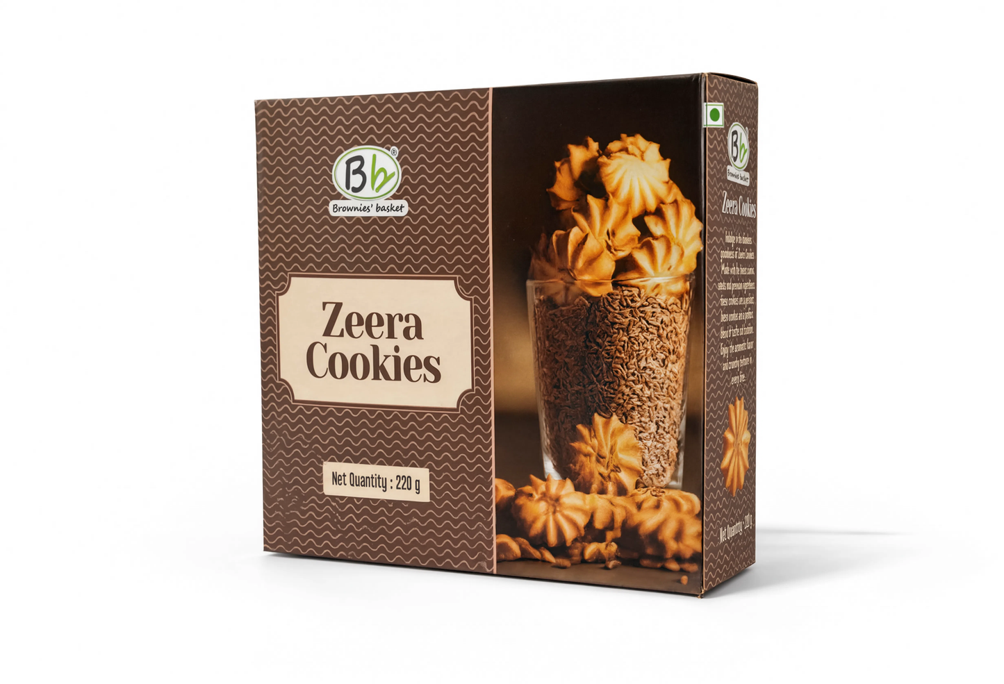 zeera Cookies | Crispy Cumin Cookies | Tea-Time Biscuits by Brownies Basket
