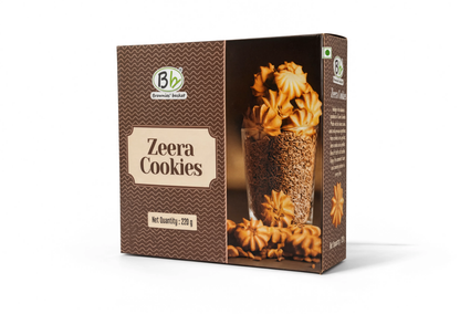 zeera Cookies | Crispy Cumin Cookies | Tea-Time Biscuits by Brownies Basket